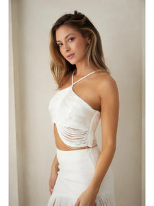 Jordan Fringe Skirt Set