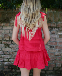 Cherry On Top Skirt Set