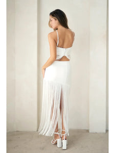 Jordan Fringe Skirt Set